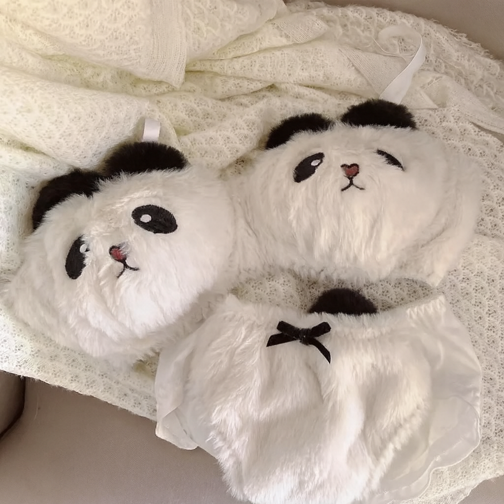 Fluffy Set™ - Cutest Women Underwear Set (matching top + pair of panties)