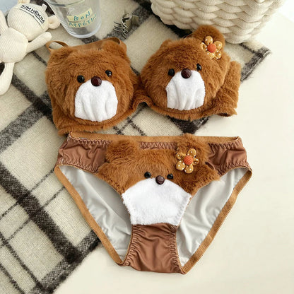 Fluffy Set™ - Cutest Women Underwear Set (matching top + pair of panties)